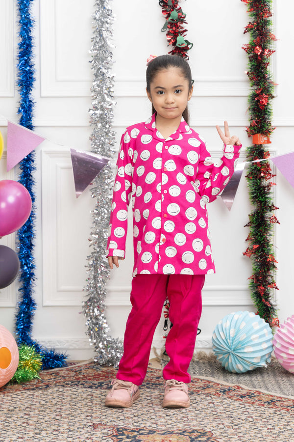 PINK SMILEY SET